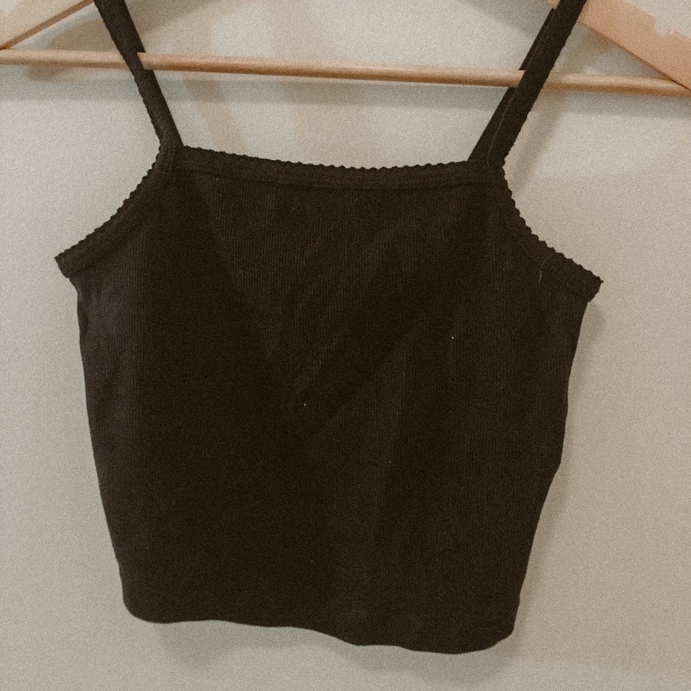 Square Neck Halter Tank Top